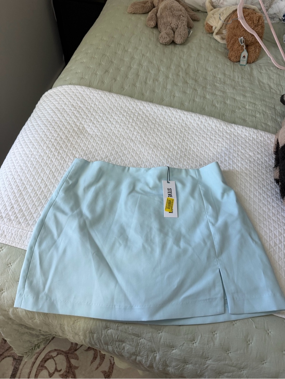 Steve Madden Blue Mini Skirt
